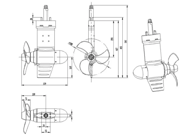 Motor fuera de Borda Global 3.0 con Caja de Control - Image 5